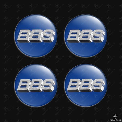 Bbs radnabenkappen aufkleber - bbs,