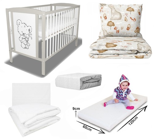 Babybett gitterbett kaschmir - babybett, +